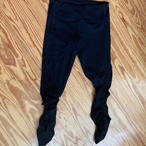 Capri ruched leggings